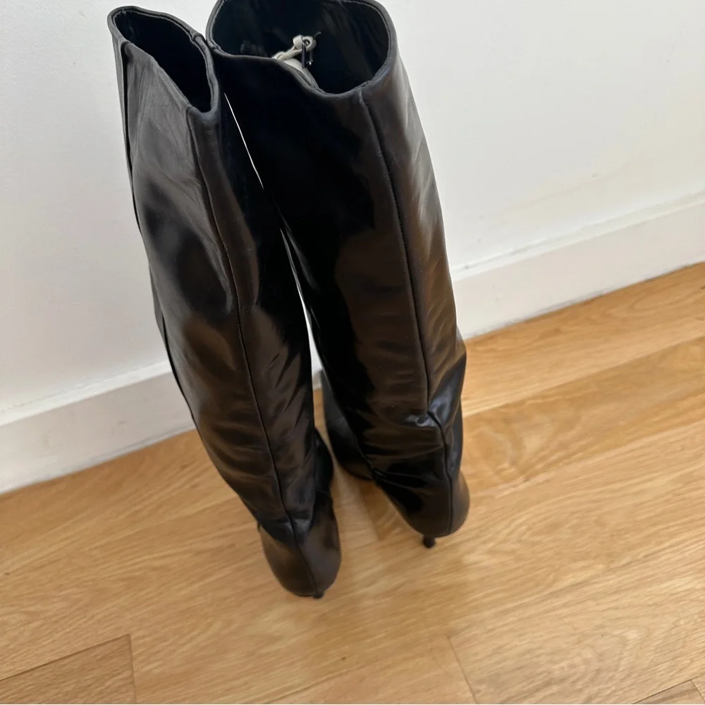 Zara Leather Women's Boots - Picture 3 of 7